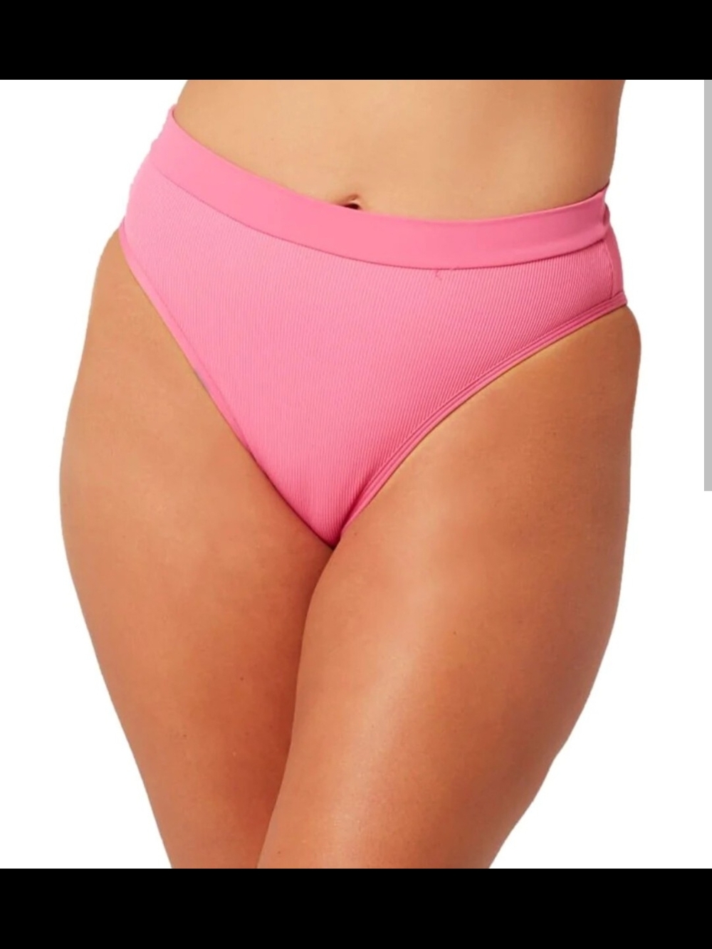 CALIA by Carrie Underwood Pink High‑Cut Bikini Bottom